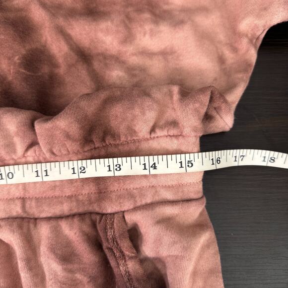 Free People Movement Romper Womens Large Tie Dye Hooded Jumpsuit Terry Cloth L - Picture 10 of 12